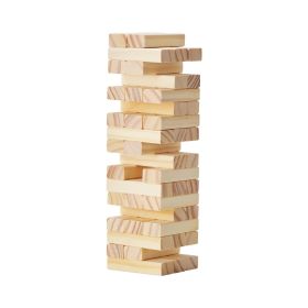 Tumbling Timber Toy 54 Blocks Tumble Tower Blocks Game Pine Wood Crate