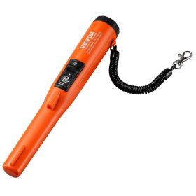 VEVOR Metal Detector Pinpointer, IP68 Fully Waterproof Handheld Pin Pointer Wand, 4.5" Detection Depth, 3 Modes, LCD Screen