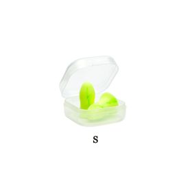 S/M/L Soundproof Sleeping Ear Plugs Earplugs For Sleeping Special Mute Soft Slow Rebound Student Anti-Noise Protection Earplug (Color: 2pcs S)