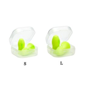 S/M/L Soundproof Sleeping Ear Plugs Earplugs For Sleeping Special Mute Soft Slow Rebound Student Anti-Noise Protection Earplug (Color: 2pcs S 2pcs L)