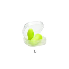 S/M/L Soundproof Sleeping Ear Plugs Earplugs For Sleeping Special Mute Soft Slow Rebound Student Anti-Noise Protection Earplug (Color: 2pcs L)