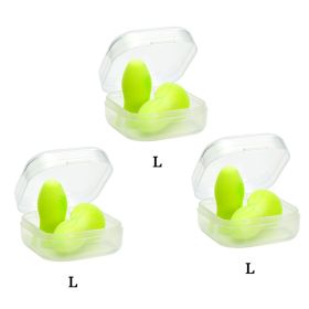 S/M/L Soundproof Sleeping Ear Plugs Earplugs For Sleeping Special Mute Soft Slow Rebound Student Anti-Noise Protection Earplug (Color: 6pcs L)