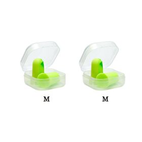 S/M/L Soundproof Sleeping Ear Plugs Earplugs For Sleeping Special Mute Soft Slow Rebound Student Anti-Noise Protection Earplug (Color: 4pcs M)
