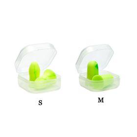 S/M/L Soundproof Sleeping Ear Plugs Earplugs For Sleeping Special Mute Soft Slow Rebound Student Anti-Noise Protection Earplug (Color: 2pcs S 2pcs M)