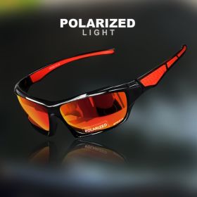 1/3PCS Sports Polarized Sunglasses for Men Lightweight Night Vision Male Shades Cycling Driving Fishing Fashion Mirror Sunglass (Lenses Color: C5)