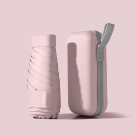 Umbrella With Storage Case (Color: Pink)